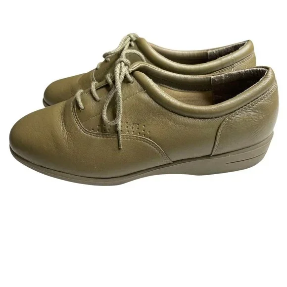 Dr Scholls Double Air Pillo Advanced Comfort Women’s Work Shoes Taupe Leather 9M - Picture 5 of 12